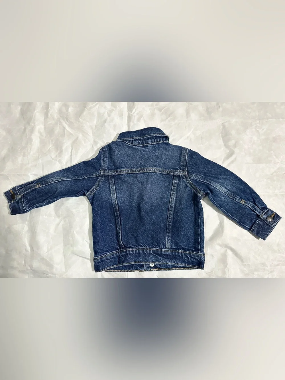 Old Navy Kids Blue Denim Button-Front Jacket